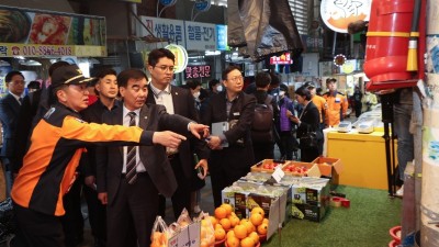 염 의장, 부천 상동시장 방문... 현대화 사업 등 논의