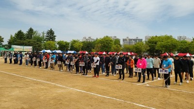 김포초 총동문 기별체육대회 성료... 김기만 총동문회장 힘 합쳐 나가자