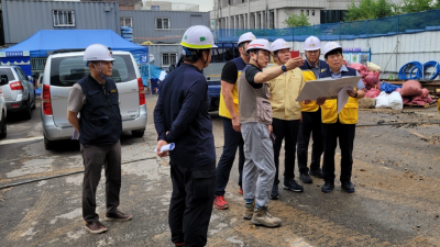 미래도시기반조성사업단장, 관내 6개 공공건축물 건립공사 ‘현장행정’