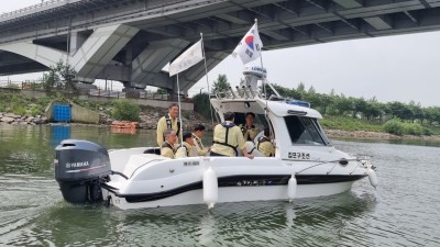 한강하구 개발계획 구상 한강 뱃길 현장행정