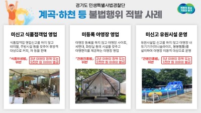 “평상 설치하고 닭백숙”... 계곡·하천 불법행위 여전