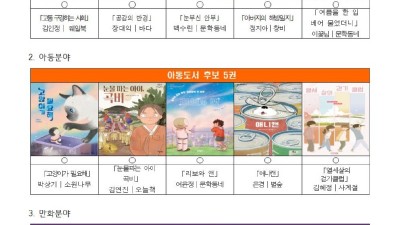 2024년 '부천의 책’을 선정해주세요... 1차 후보 15권 시민투표