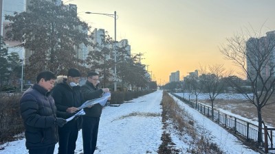 클린도시사업소장, 공원녹지 주요 현안 현장행정