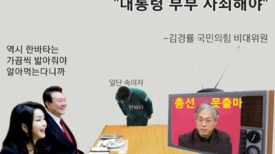 [독구다이] 김경률 총선 못 출마... 일단 숙인 한바타