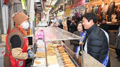 조용익 부천시장, 한신·오정시장 찾아 상인 어려움 공감·격려