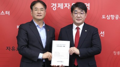 이동환 고양시장, 배준영 국힘 전략기획부총장에게 현안 건의