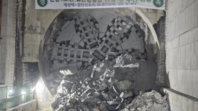 검단 인천1호선 전 구간 터널 관통... 2025년 상반기 개통