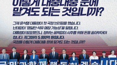 윤 대통령이 호들갑떤다고 바로 산유국이 되나?