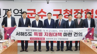 옹진군, 인천지역 군수·구청장 협의회 개최