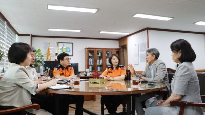 김포소방서, 김포시보건소 초청 ‘다수사상자 대응 훈련’ 차담회 개최