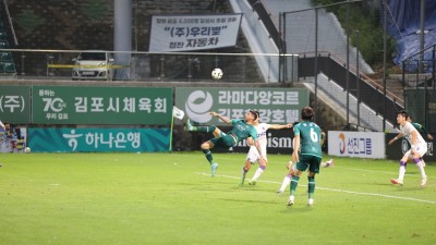 김포FC, FC안양에 1대 0 패배