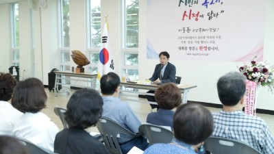 이동환 고양시장, 10월까지 44개 동 방문