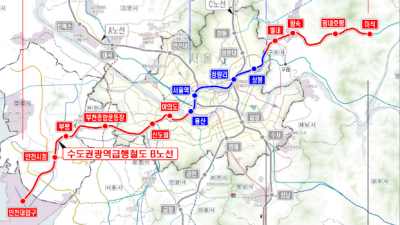 GTX-B 가평·춘천 연장, 2030년 본선과 동시 개통 목표... 춘천~청량리역 50분으로 단축