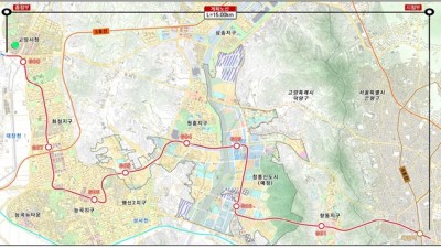 고양은평선 기본계획 승인... 2025년 상반기 턴키 사업자 선정, 2031년 개통