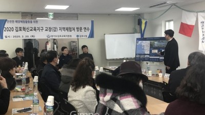 2020 김포혁신교육지구 초등 교장 지역체험처 방문 연수 실시