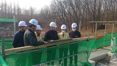 정하영 시장, 상하수도사업소 현장행정