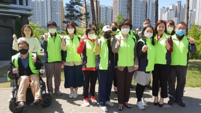 마산동지역사회보장협의체, 「뽀송뽀송 세탁사업」 진행