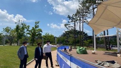 김포한강신도시 공원 종합개선사업 현장 행정