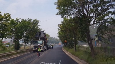 도로환경 정비를 위한 재포장공사 시행
