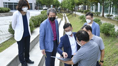 운양동 찾아가는 시장실 ... 운양환승센터 2022년 준공