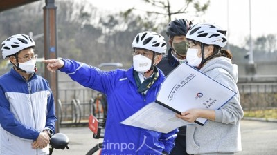 정하영 김포시장, 서울연결 한강변 자전거길 현장점검